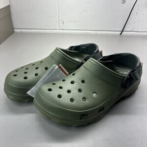 Crocs 206340-309 Classic All-Terrain Clogs for Men Size 11 Army Green